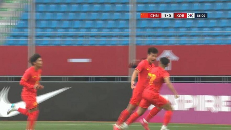 U22國足1-0韓國全場(chǎng)數據：控球率49%落后韓國，10射7正領(lǐng)先對手
